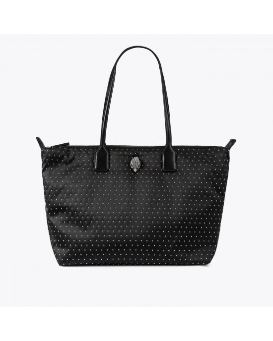 Kurt Geiger Recycled Shopper Studs Black Τσάντα Ώμου
