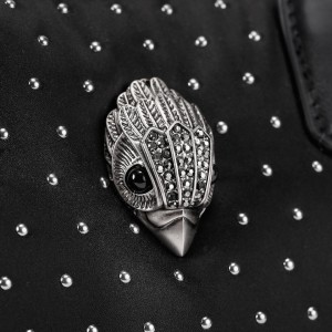 Kurt Geiger Small Recycled Shopper Studs Black Τσάντα Χειρός