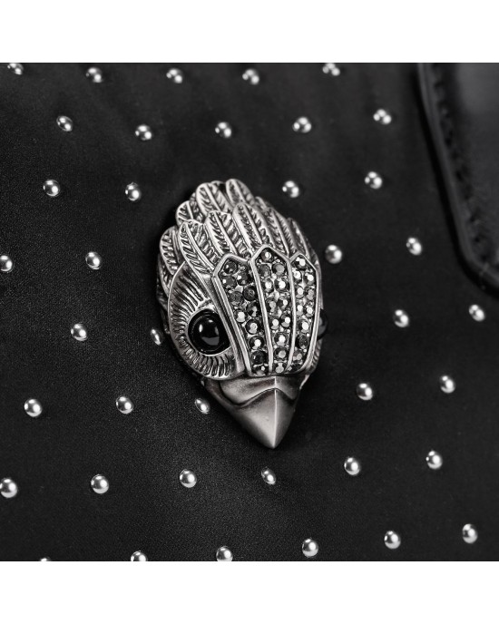 Kurt Geiger Small Recycled Shopper Studs Black Τσάντα Χειρός