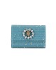Kurt Geiger Party Eagle Clutch Light Blue Τσάντα Ώμου