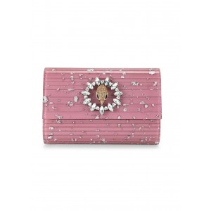 Kurt Geiger Party Eagle Clutch Pink Τσάντα Ώμου