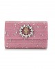 Kurt Geiger Party Eagle Clutch Pink Τσάντα Ώμου