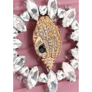 Kurt Geiger Party Eagle Clutch Pink Τσάντα Ώμου