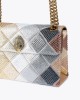Kurt Geiger Fabric Kensington Crystal Mini Τσάντα Ώμου
