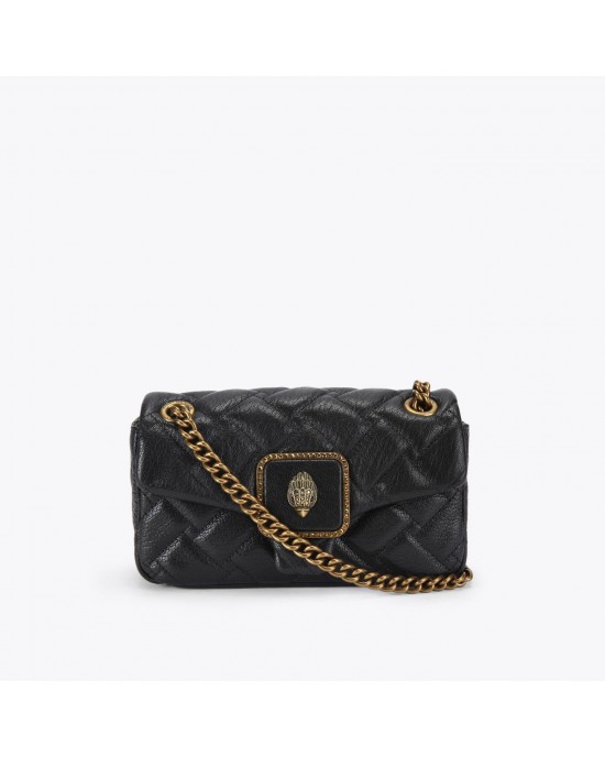 Kurt Geiger Pimlico Mini Black Leather Τσάντα