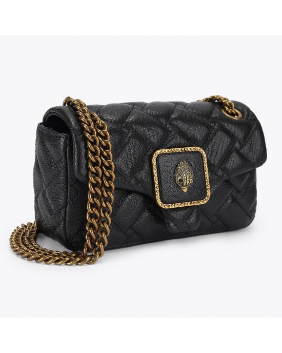 Kurt Geiger Pimlico Mini Black Leather Τσάντα