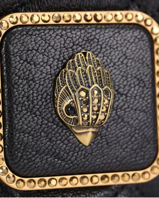 Kurt Geiger Pimlico Mini Black Leather Τσάντα