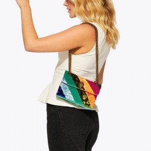 Kurt Geiger Velvet Mini Kensington Τσάντα Ώμου