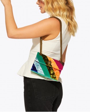 Kurt Geiger Velvet Mini Kensington Τσάντα Ώμου