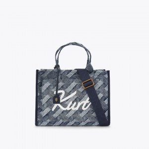 Kurt Geiger Kurt Tote Denim Τσάντα Χειρός
