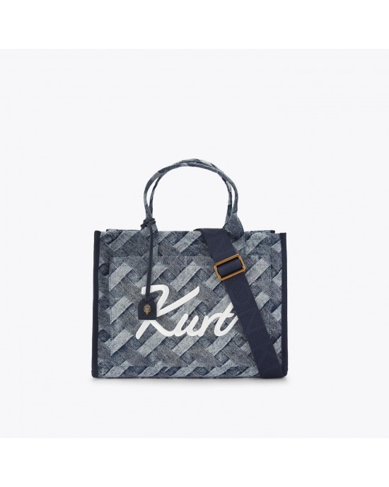 Kurt Geiger Kurt Tote Denim Τσάντα Χειρός