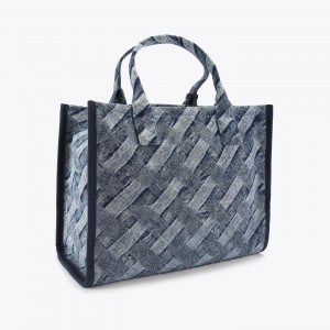 Kurt Geiger Kurt Tote Denim Τσάντα Χειρός