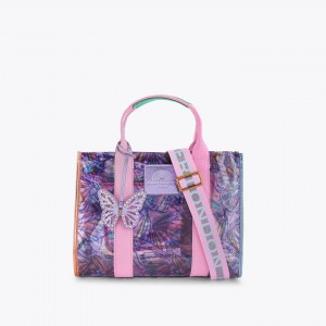 Kurt Geiger Vinyl Southbank Tote Lilac Τσάντα Χειρός