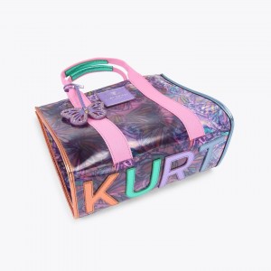 Kurt Geiger Vinyl Southbank Tote Lilac Τσάντα Χειρός