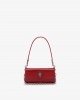Kurt Geiger Sloane Soft Leather Red Τσάντα Ώμου