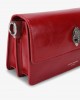 Kurt Geiger Sloane Soft Leather Red Τσάντα Ώμου