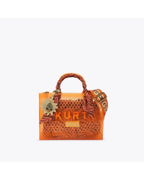 Kurt Geiger Small Jelly Tote Tan Comb Τσάντα
