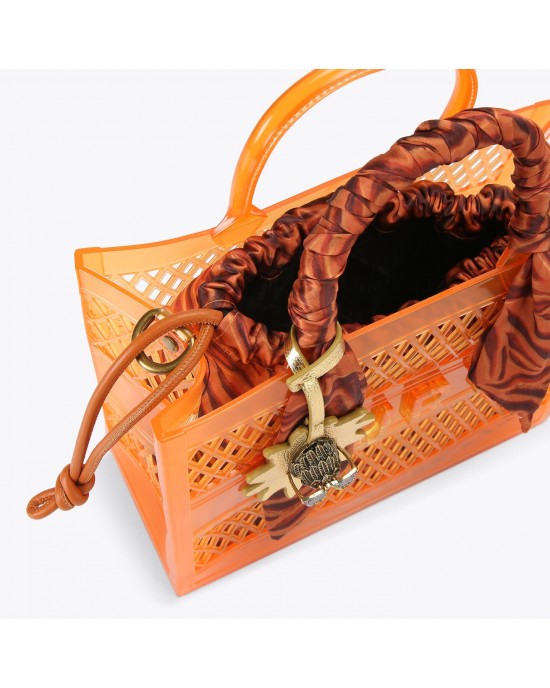 Kurt Geiger Small Jelly Tote Tan Comb Τσάντα