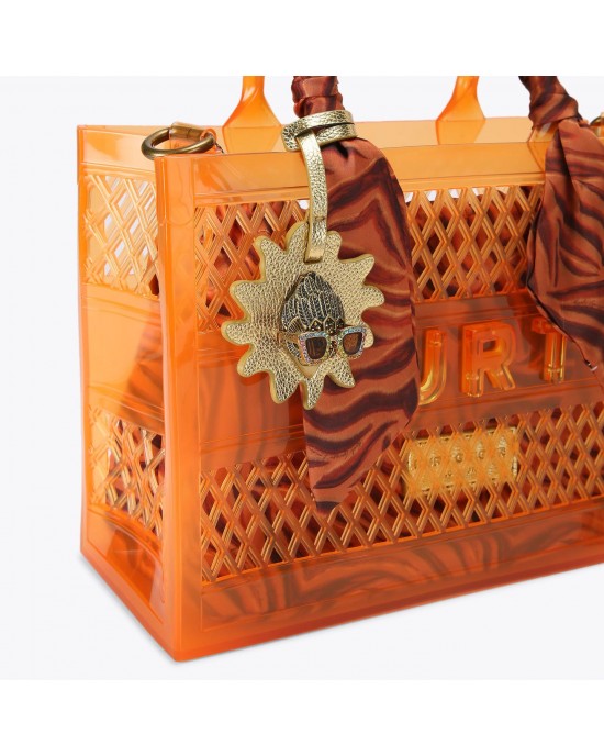 Kurt Geiger Small Jelly Tote Tan Comb Τσάντα