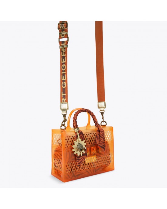 Kurt Geiger Small Jelly Tote Tan Comb Τσάντα