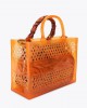 Kurt Geiger Small Jelly Tote Tan Comb Τσάντα