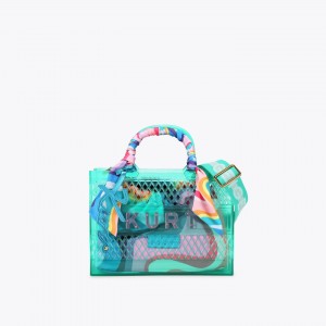 Kurt Geiger Small Jelly Tote Pale Green Τσάντα