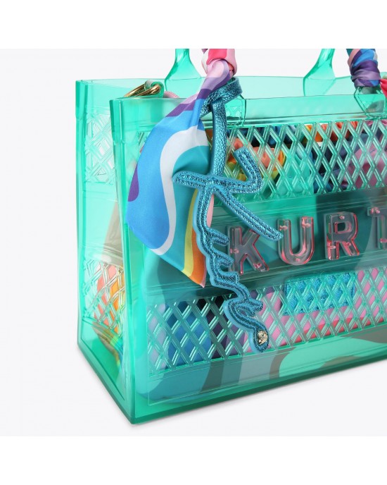 Kurt Geiger Small Jelly Tote Pale Green Τσάντα