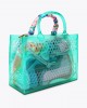 Kurt Geiger Small Jelly Tote Pale Green Τσάντα