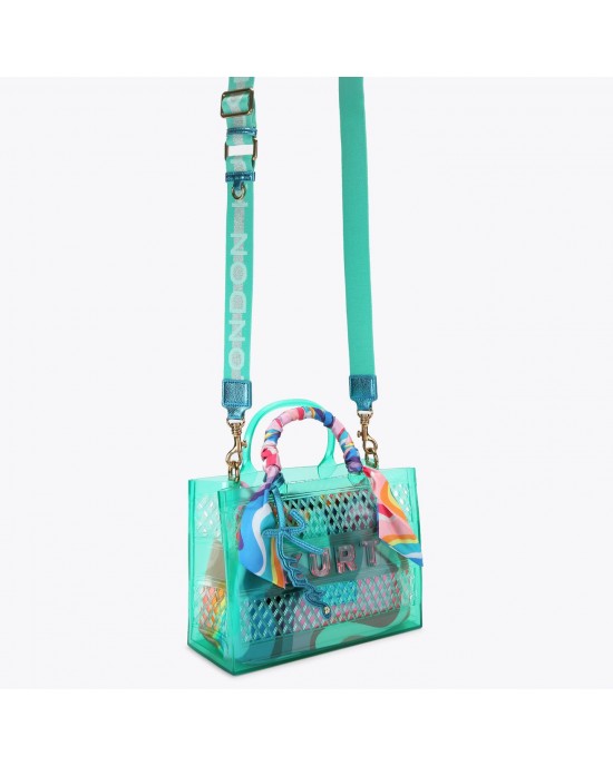Kurt Geiger Small Jelly Tote Pale Green Τσάντα