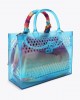 Kurt Geiger Small Jelly Tote Blue Τσάντα