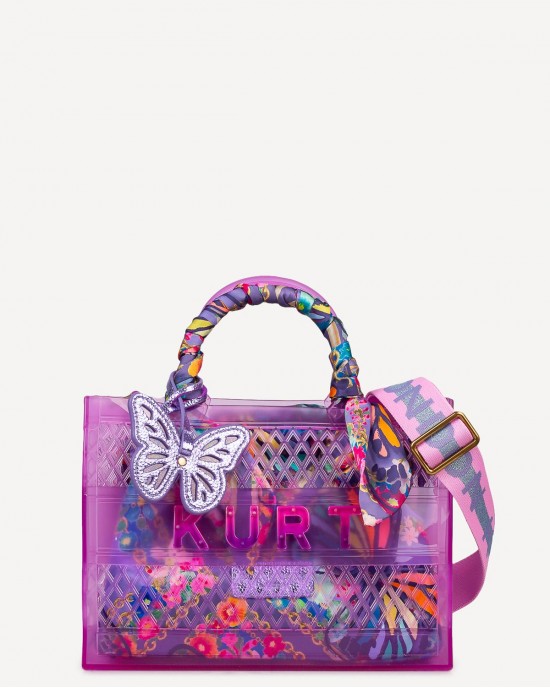 Kurt Geiger Jelly Small Tote Lilac Τσάντα