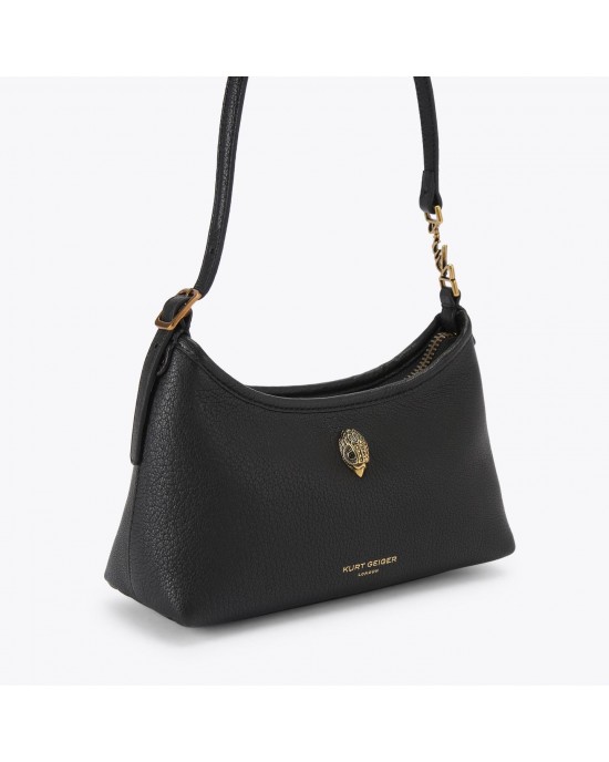 Kurt Geiger Mini Kurt Shoulder Black Τσάντα Ώμου