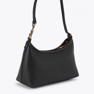 Kurt Geiger Mini Kurt Shoulder Black Τσάντα Ώμου