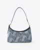 Kurt Geiger Mini Kurt Denim Shoulder Τσάντα Ώμου