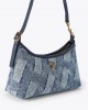 Kurt Geiger Mini Kurt Denim Shoulder Τσάντα Ώμου