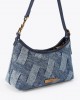 Kurt Geiger Mini Kurt Denim Shoulder Τσάντα Ώμου