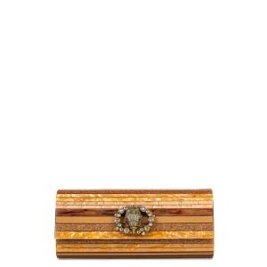Kurt Geiger Party Eagle Long Clutch Bronze Τσάντα