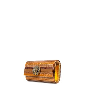 Kurt Geiger Party Eagle Long Clutch Bronze Τσάντα