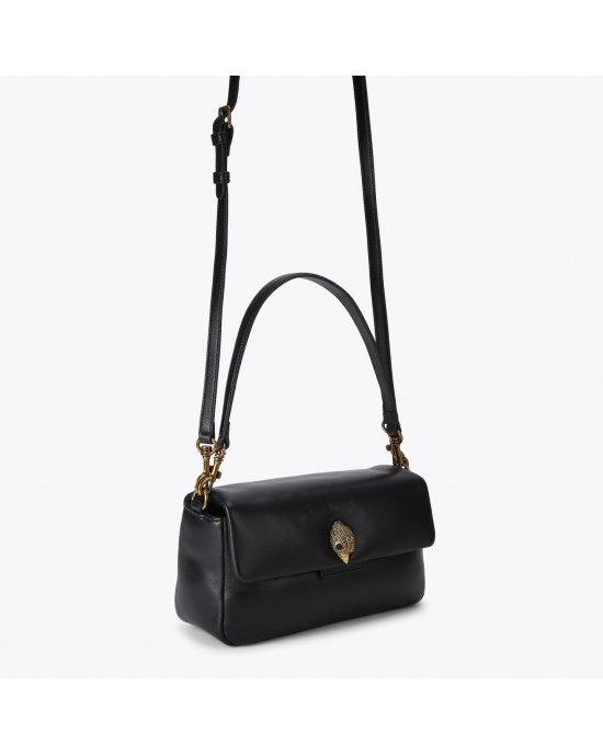 Pinko Oxford Smouth Leather Black Τσάντα Ώμου