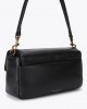 Pinko Oxford Smouth Leather Black Τσάντα Ώμου