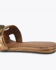 Kurt Geiger Eagle Cut Out Flat Bronze Σανδάλια