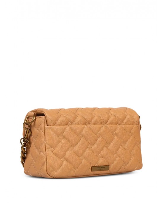 Kurt Geiger Pimlico Camel Leather Τσάντα Ώμου