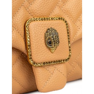 Kurt Geiger Pimlico Camel Leather Τσάντα Ώμου
