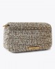 Pinko Oxford Mini Fabric Beige Houndstooth Τσάντα Ώμου