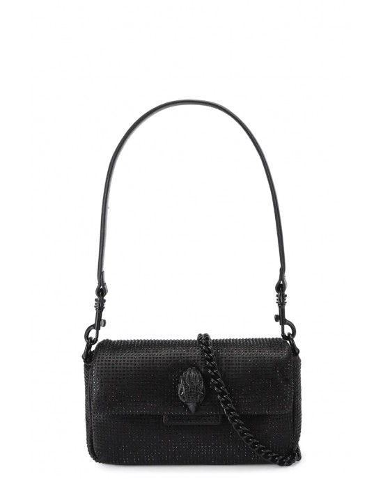Pinko Oxford Mini Fabric Black Τσάντα Ώμου