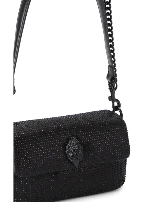 Pinko Oxford Mini Fabric Black Τσάντα Ώμου