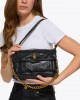 Kurt Geiger Celia Kensington XBody Leather Black Τσάντα Ώμου