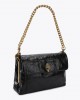 Kurt Geiger Celia Kensington XBody Leather Black Τσάντα Ώμου