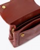Kurt Geiger Kensington XBody Wine Crinkled Τσάντα Ώμου