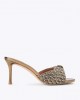 Kurt Geiger Oxford Heel Mule Beige Πέδιλα